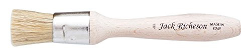 Jack Richeson Natural Wood Handle Stencil Brush, 7/8"