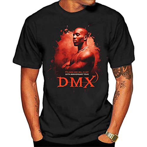 Dark and Hell is Hot DMX Shirt DMX Mens Retro Shirt The Best of DMX Retro Shirt XL Black