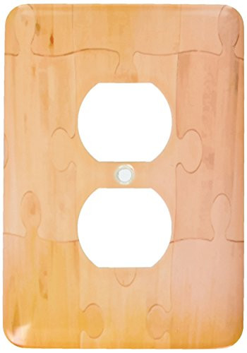 3dRose lsp_20593_6 Wood Puzzle 2-Plug Outlet Cover