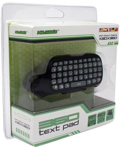 KMD Xbox 360 Text Messaging Pad Black