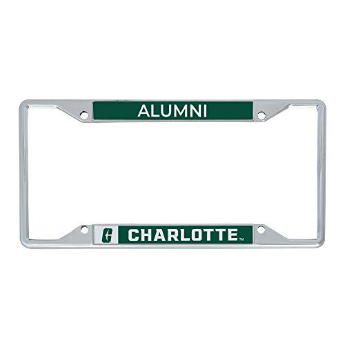 Desert Cactus University of North Carolina Charlotte UNCC 49ers Metal License Plate Frame for Front or Back of Car Officially Licensed -Alumni-