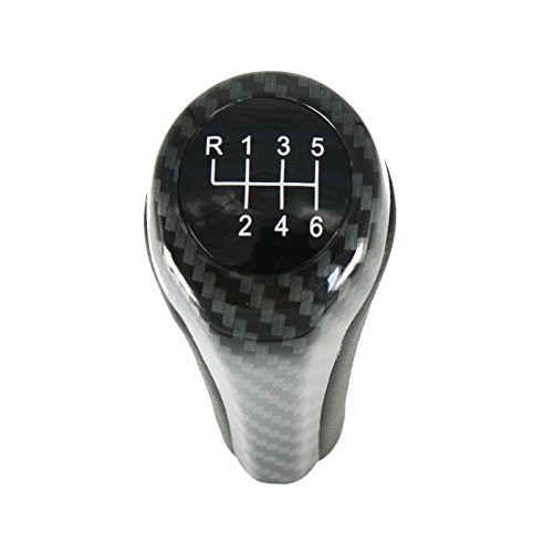 kangbeier For BMW 1 3 5 6 Series E30 E32 E34 E36 E38 E39 E46 E53 E60 E63 E83 E84 E90 E91 6 Speed Gear Shift Knob Carbon Fiber