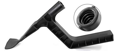 Natasher Roof Gutter Cleaning Tool, Gutter Cleaning Spoon and Scoop, Gutter Tool with Unique Shaped Hook to Pull Debris Under Gutter Hangers and Clean Behind Skylights and Other Roof Structures