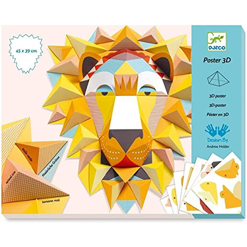DJECO Paper Creation Craft Kit - The Lion