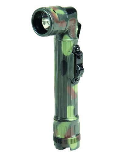Mil-Tec Small LED Anglehead Flashlight (Flecktarn)