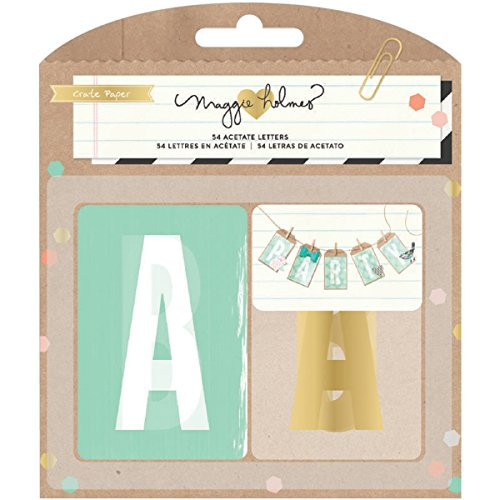 Crate Paper Maggie Holmes Confetti Acetate Letter Set
