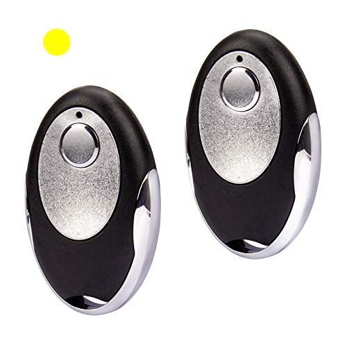 2 Pack - 891LM Compatible Garage Door Remote Replacement for LiftMaster 891LM 893LM Sears Craftman Chamberlain with Yellow Learn Button Keychain Compatible with 950ESTD 953ESTD