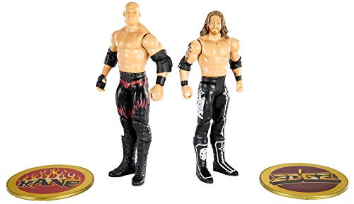 WWE Kane vs Edge Championship Showdown 2-Pack 6-in / 15.24-cm Action Figures Monsters of the Ring Battle Pack for Ages 6 Years Old  and  Up