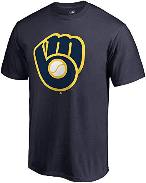 MLB Boys Youth 8-20 Team Color Primary Logo T-Shirt -Milwaukee Brewers, Youth Large 14-16- MLB Boys Youth 8-20 Team Color Primary Logo T-Shirt -Milwaukee Brewers, Youth Large 14-16-