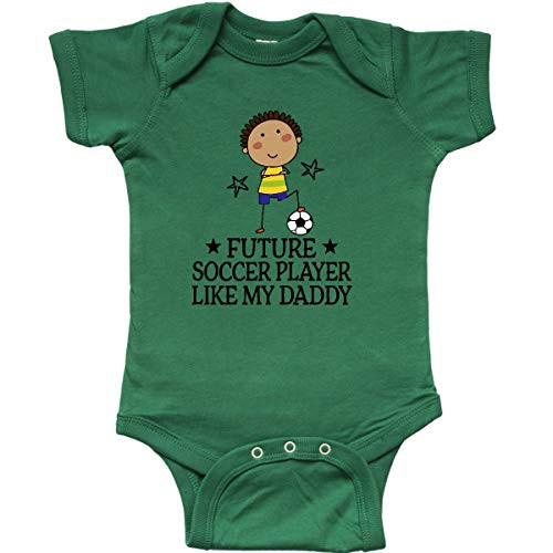 inktastic Soccer Player Like Daddy Infant Creeper Newborn Kelly Green inktastic Soccer Player Like Daddy Infant Creeper Newborn Kelly Green