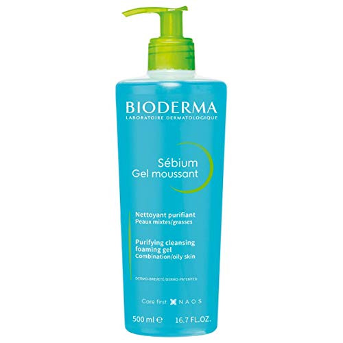Bioderma - Sebium - Foaming Gel Pump - Cleansing and Make-Up Removing - Skin Purifying - for Combination to Oily Skin Bioderma - Sebium - Foaming Gel Pump - Cleansing and Make-Up Removing - Skin Purifying - for Combination to Oily Skin