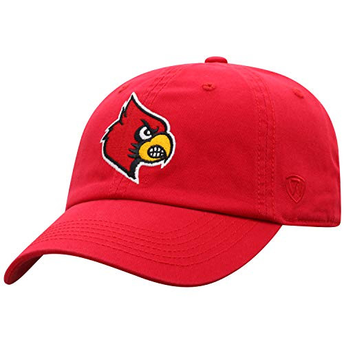 Top of the World Louisville Cardinals Women's Adjustable Casual Relaxed Fit Team Icon Hat, Adjustable Top of the World Louisville Cardinals Women's Adjustable Casual Relaxed Fit Team Icon Hat, Adjustable