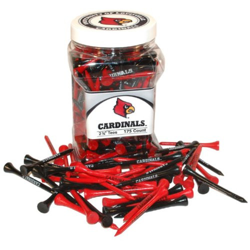 Team Golf NCAA Louisville Cardinals 2-3/4" Golf Tees, 175 Pack, Regulation Size, Multi Team Colors
