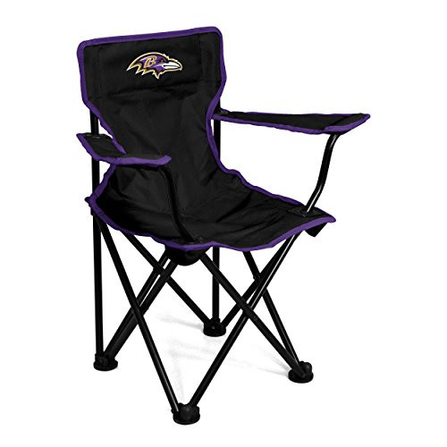 Logo Brands Officially Licensed NFL Baltimore Ravens Unisex Toddler Folding Chair, One Size, Team Color