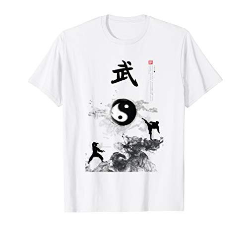 Chinese kung fu mountain scene for Tai Chi fans T-Shirt