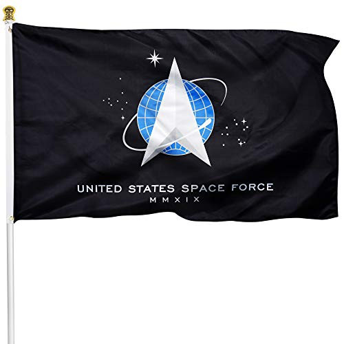 XIFAN Premium Flag for United States Space Force Double Sided Double Stitched 3x5 Ft for Indoor Outdoor Decoration