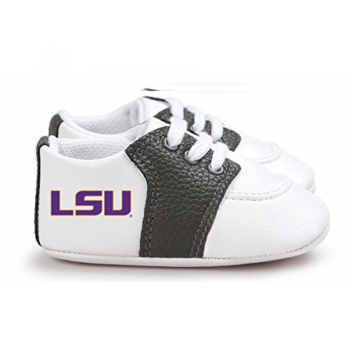 Future Tailgater LSU Tigers Pre-Walker Baby Shoes - Black Trim