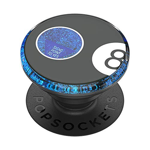 PopSockets- PopGrip with Swappable Top for Phones and Tablets - Tidepool Magic 8 Ball