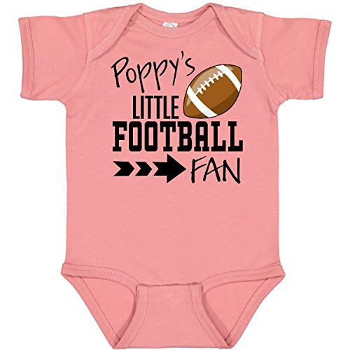 inktastic Poppy's Little Football Fan Infant Creeper 12 Months Mauve 31b36