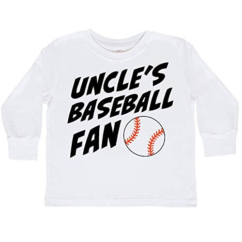 inktastic Uncles Baseball Fan Toddler Long Sleeve T-Shirt 5-6 White 352bf