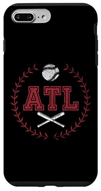 iPhone 7 Plus/8 Plus Atlanta Baseball ATL Vintage Georgia Brave Gift Case iPhone 7 Plus/8 Plus Atlanta Baseball ATL Vintage Georgia Brave Gift Case