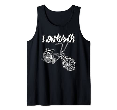 Low Rider Bicycle For Men. Chicano Cholo Lowrider Bike Tank Top