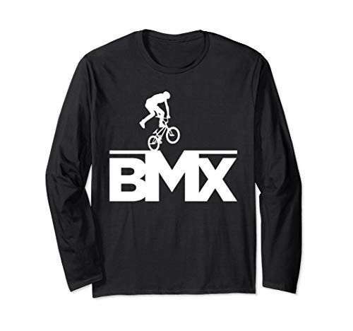 BMX Bike Rider Racing Bicycle Gift Boys Girls Kids Long Sleeve T-Shirt