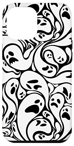 iPhone 12 Pro Max Creepy Scary Screaming Ghosts Faces Spooky Halloween 2021 Case