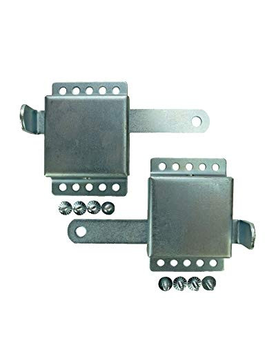 2 Pack Garage Door Locks for Manual Open Slide Type - Garage Door Inside Slide Lock - Garage Door Locks for Manual Open - Garage Door Locking Slide Latch Handle - Manual Garage Door Lock