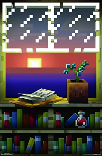 Trends International Minecraft - Window Wall Poster, 22.375" x 34", Premium Unframed Version