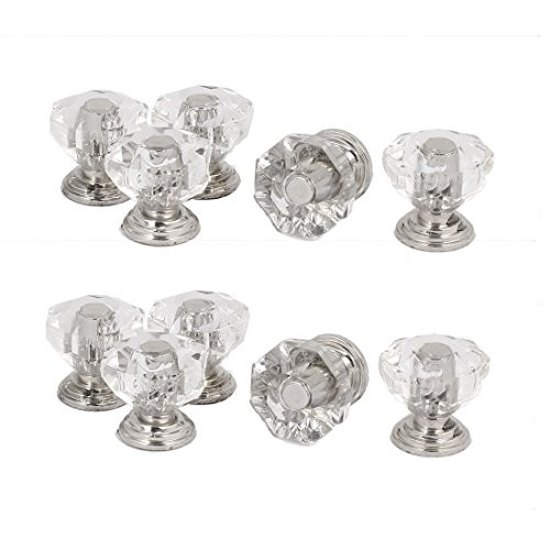 Aexit Cabinet Drawer Door Hardware  and  Locks Diamond Shape Pull Handle Knob Door Knobs 20x18mm 10pcs
