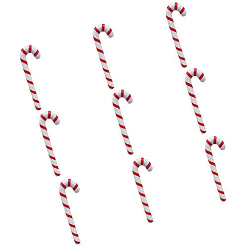 NUOBESTY 9pcs Inflatable Candy Cane Christmas Party Candy Cane Lawn Decorations Inflatable Holiday Party Balloons for Outdoor Yard Decorations NUOBESTY 9pcs Inflatable Candy Cane Christmas Party Candy Cane Lawn Decorations Inflatable Holiday Party Balloons for Outdoor Yard Decorations