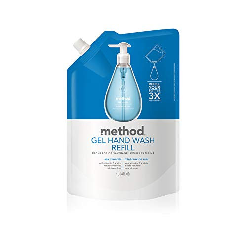 Method Gel Hand Soap Refill, Sea Minerals, 34 oz, 1 pack, Packaging May Vary Method Gel Hand Soap Refill, Sea Minerals, 34 oz, 1 pack, Packaging May Vary