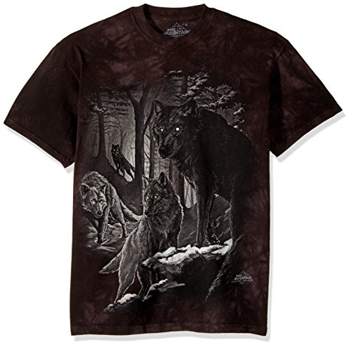 The Mountain mens Dire Winter T Shirt, Black, XX-Large US