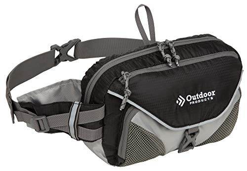 Outdoor Products Roadrunner Waist Pack, 4.3-Liter Storage -Black-