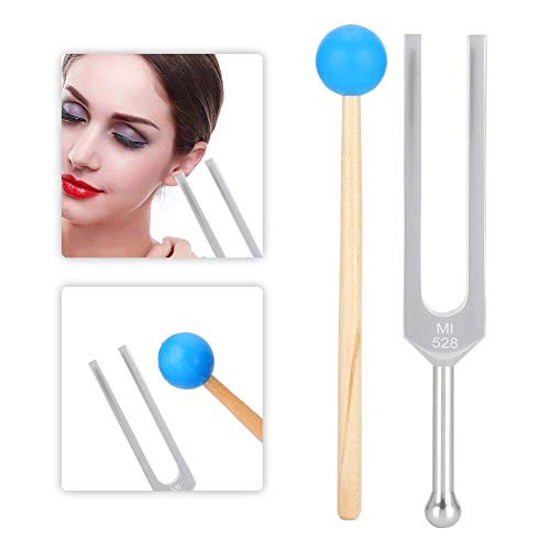 Brrnoo Tuning Fork, 528Hz Aluminum Alloy Medical Tuning Fork Set with Rubber Mallet Hammer Ball Medical Instruments Tuning Vibration Sound Therapy Tool Set Brrnoo Tuning Fork, 528Hz Aluminum Alloy Medical Tuning Fork Set with Rubber Mallet Hammer Ball Medical Instruments Tuning Vibration Sound Therapy Tool Set