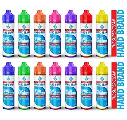 Icee Hand Brand Hand Sanitizer 2 Ounce Pack of 10, Assorted