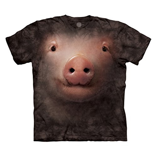 The Mountain Men's Pig Face T-Shirt, Black, L