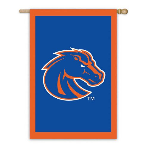 Boise State Broncos Applique Logo House Flag