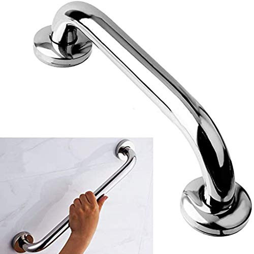 LYHXXX Grab Bar,Stainless Steel Grab Rails,Anti-Slip Polished Chrome Finished Wall Mounted Disabled Elderly Handrails, for Toilet Shower Bathroom Handrails,60cm