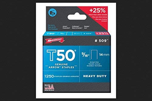 2 Set Arrow Fastener 50924 9/16" T50 Staples