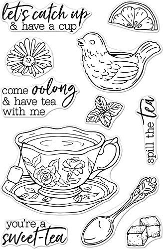 Hero Arts CLEAR STMP, us-one size, Spill the Tea