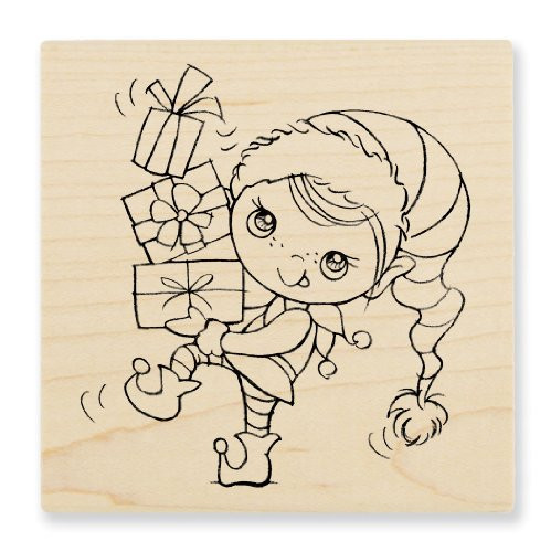 STAMPENDOUS, Wood Handle Stamp, Gifts Kiddo