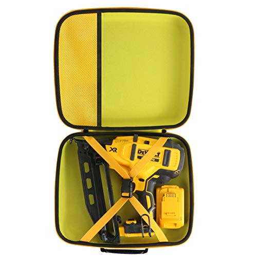 Khanka Hard Tool Case for DEWALT -DCN660B- 20V MAX Finish Nailer, Angled, 16GA, Case Only