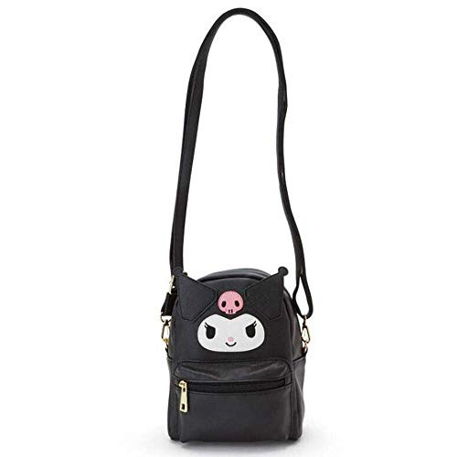 Anime Cute Cartoon Bag Cosplay Shoulder Bag Kawaii Backpack Handbag PU Schoolbags for Kids Girls Fans -Black-