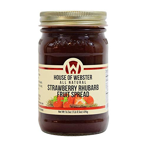 House of Webster Strawberry Rhubarb Fruit Spread - 16.5 oz