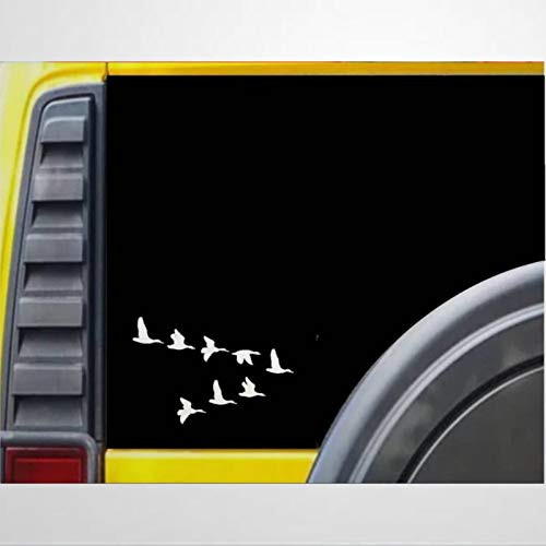Ducks Flying auto Sticker,Vinyl Car Decal,Decor for Window,Bumper,Laptop,Walls,Computer,Tumbler,Mug,Cup,Phone,Truck,Car Accessories