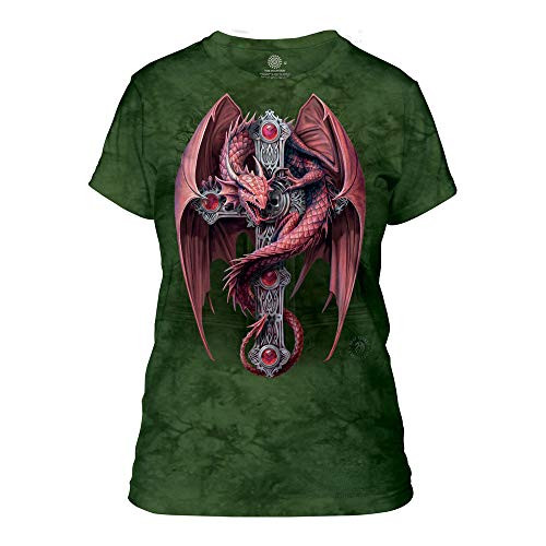 The Mountain womens Gothic Guardian Apparel T Shirt, Green, XX-Large US The Mountain womens Gothic Guardian Apparel T Shirt, Green, XX-Large US