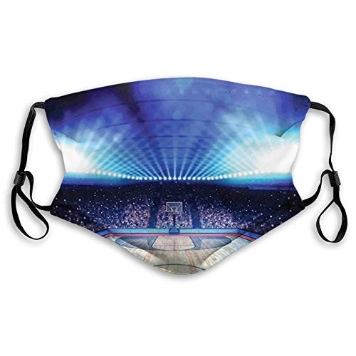 Windproof Activated Carbon mask Facial decorationsBasketball Arena Court with Fans and Flashlights Competition Theme Game Excitement Print mask Facial decorations for adult Windproof Activated Carbon mask Facial decorationsBasketball Arena Court with Fans and Flashlights Competition Theme Game Excitement Print mask Facial decorations for adult