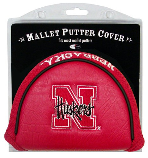 Team Golf NCAA Nebraska Cornhuskers Golf Club Mallet Putter Headcover, Fits Most Mallet Putters, Scotty Cameron, Daddy Long Legs, Taylormade, Odyssey, Titleist, Ping, Callaway
